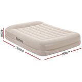 Bestway Air Bed Beds Mattress Queen Size Sleep Built-in Pump Camping Inflatable