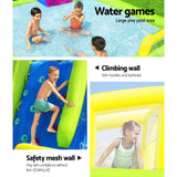 Bestway Inflatable Water Pack Pool Slide Castle Playground H2OGO Splash Course