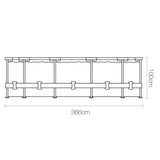 Bestway Swimming Pool Above Ground Filter Pump Steel Pro Frame Pools