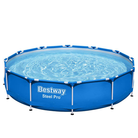 Bestway Swimming Pool Above Ground Pools Filter Pump 3.66M Power Steel Frame