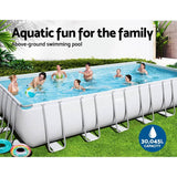 Bestway Above Ground Swimming Pool Power Steel™ Rectangular Frame Pools Filter