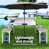 Portable Folding Camping Table and Chair Set 85cm