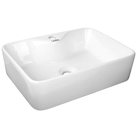 Cefito Ceramic Rectangle Sink Bowl - White