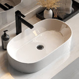 Cefito Bathroom Basin Vanity Ceramic Basin Above Counter Hand Wash Long Shape