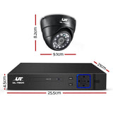 UL-Tech CCTV Security System 2TB 8CH DVR 1080P 4 Camera Sets