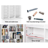 Artiss Adjustable Book Storage Shelf Rack Unit - White