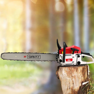 Giantz Commercial Petrol Chainsaw E-Start 24