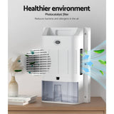 Devanti 2000ml Portable Dehumidifier Air Dryer Purifier Home Moisture Absorber