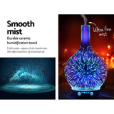 Aroma Diffuser 3D LED Light Oil Firework Air Humidifier 100ml