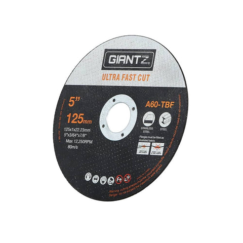 Giantz 50-Piece Cutting Discs 5" 125mm Angle Grinder Thin Cut Off Wheel Metal