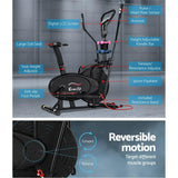 Everfit 6in1 Elliptical Cross Trainer Exercise Bike Bicycle Home Gym Fitness Machine Running Walking