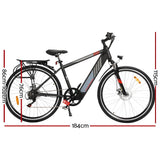 Phoenix 27" Electric Bike Mountain Bicycle eBike e-Bike City Lithium Battery