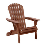 Gardeon Outdoor Furniture Beach Chair Wooden Adirondack Patio Lounge Garden