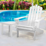 Gardeon Outdoor Sun Lounge Beach Chairs Table Setting Wooden Adirondack Patio Chair Lounges