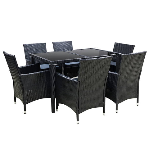 Gardeon Outdoor Furniture 7pcs Dining Set