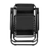 Gardeon Outdoor Portable Recliner - Black