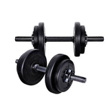 Everfit 17KG Dumbbells Dumbbell Set Weight Plates Home Gym Fitness Exercise