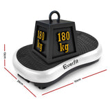 Everfit Vibration Machine Plate Platform Body Shaper Home Gym Fitness White