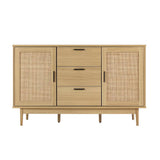 Artiss Buffet Sideboard Rattan Furniture Cabinet Storage Hallway Table Kitchen