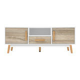 Artiss Wooden Entertainment Unit - White & Wood