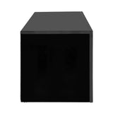 Artiss 130cm RGB LED TV Stand Cabinet Entertainment Unit Gloss Furniture Black