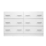 Artiss 6 Chest of Drawers Cabinet Dresser Tallboy Lowboy Storage Bedroom White