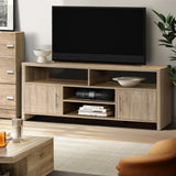 Artiss TV Cabinet Entertainment Unit Stand Storage Shelf Sideboard 140cm Oak