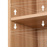 Artiss Bookshelf 8 Tiers MILO Pine