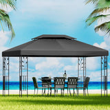 Instahut Gazebo 4x3m Party Marquee Outdoor Wedding Event Tent Iron Art Patio