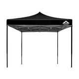 Instahut Gazebo Pop Up Marquee 3x3m Outdoor Tent Folding Wedding Gazebos Black