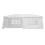 Instahut Gazebo 3x6m Outdoor Marquee Side Wall Party Wedding Tent Camping White 6 Panel