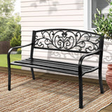 Gardeon Outdoor Garden Bench - Black