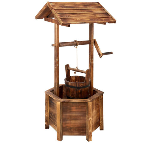 Gardeon Wooden Wishing Well