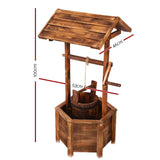 Gardeon Wooden Wishing Well