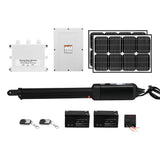 LockMaster 40W Swing Gate Opener Auto Solar Power Electric Remote Control 600KG