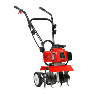 Giantz 88CC Tiller Rototiller Cultivator 6 Blades Garden Soil Power Rotary Hoe