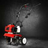 Giantz 88CC Tiller Rototiller Cultivator 6 Blades Garden Soil Power Rotary Hoe