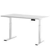 Artiss Standing Desk Electric Height Adjustable Sit Stand Desks White 140cm