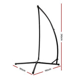 Gardeon Outdoor Hammock A Shape Steel Frame