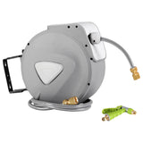 30M Retractable Hose Reel Garden Water Brass Auto Rewind Spray Gun