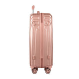 Wanderlite 3pc Luggage 20'' 24'' 28'' Trolley Suitcase Sets Travel TSA Hard Case Lightweight Pink