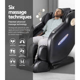 Livemor Electric Massage Chair SL Track Full Body Air Bags Shiatsu Massaging Massager