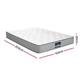 Giselle Bedding Queen Mattress Extra Firm Pocket Spring Foam Super Firm 23cm