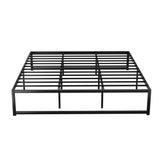 Artiss Bed Frame Metal Platform King Size Bed Base Mattress Black TINO