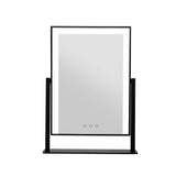 Embellir LED Makeup Mirror Hollywood Standing Mirror Tabletop Vanity Black