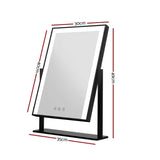 Embellir Hollywood Makeup Mirror With Light LED Strip Standing Tabletop Vanity