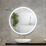 Embellir LED Wall Mirror Bathroom Mirrors With Light 90CM Decor Round Decorative