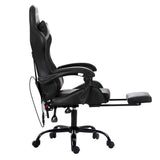 Artiss Gaming Office Chair Racing Massage Computer Seat Footrest Leather