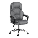 Artiss Executive Office Chair Fabric Recliner Grey