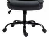 Artiss Office Chair Leather Computer Desk Chairs Executive Gaming Study Black